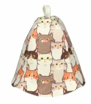 Шапка для бани и сауны 